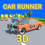 car runner 3d android application logo